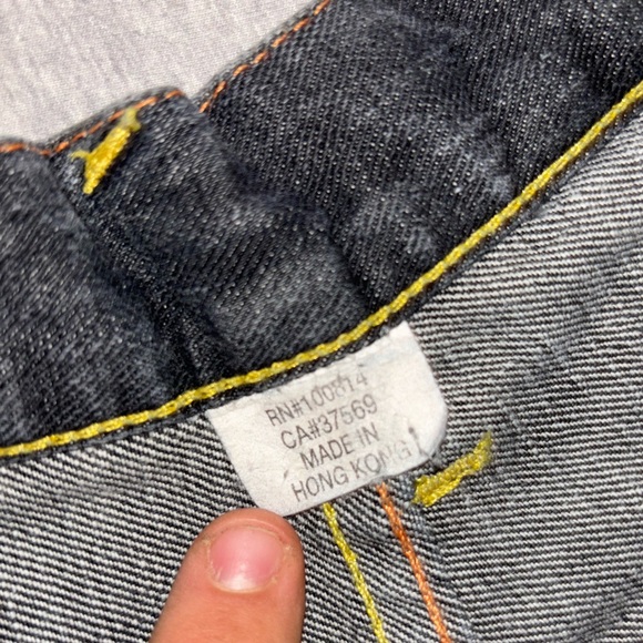 Evisu jeans size 44 green seagull - Picture 5 of 6